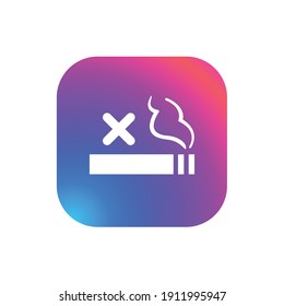 Smoking Prohibited - App Icon Button