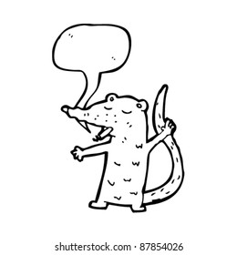 smoking rat cartoon