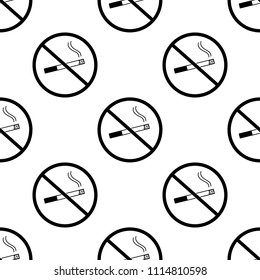 Smoking reduces life icon. Element of Bad habbits icon for mobile concept and web apps. Pattern repeat seamless Smoking reduces life icon. Can be used for web on white background