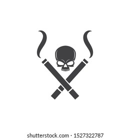 smoking sign vector illustration design template