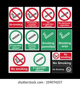 Smoking signs