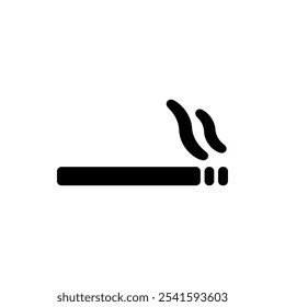 Smoking simple icon vector. Flat design. White background.ai