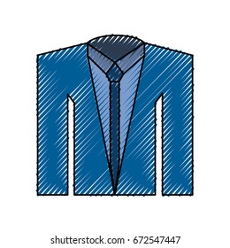 Smoking suit isolated