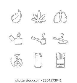cigarrillos, shisha