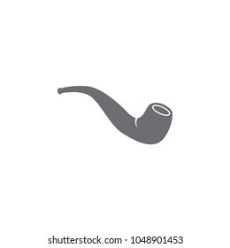 smoking tube icon. Simple element illustration. smoking tube symbol design template. Can be used for web and mobile on white background