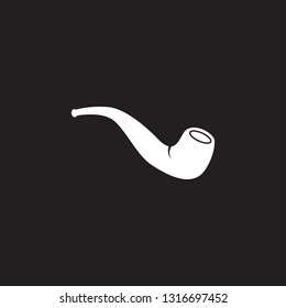 smoking tube icon. Simple element illustration. smoking tube symbol design template. Can be used for web and mobile