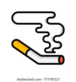 Smoking and Vaping - Stubbed Cigarette