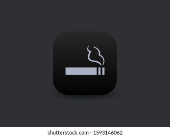 Smoking - Vector App Icon