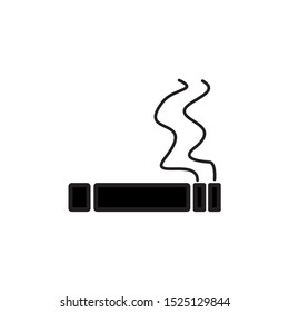 Smoking vector icon in modern design style for web site