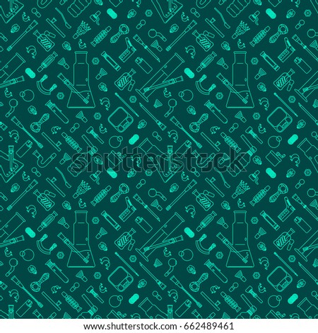 Smoking weed theme, vector seamless pattern. "Serious stuff" series. 39 different objects. in lineart style. isolated objects. EPS 10.