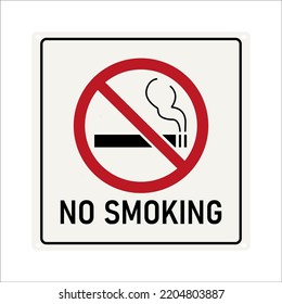 smoking zone icon. not allowed to smoke. vector isolated popular icon