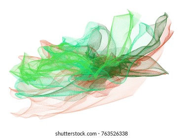 Smoky line art illustrations background abstract, artistic texture. Vector isolated on white.