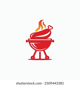 Smoky Oasis The Flame-Kissed Feast Barbecue Vector