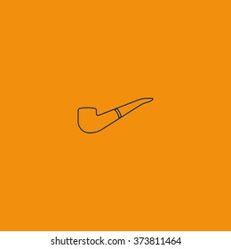 Smoky pipe icon.