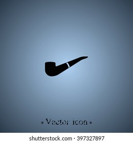 Smoky pipe icon.