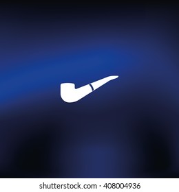 Smoky pipe icon.