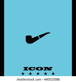 Smoky pipe icon.