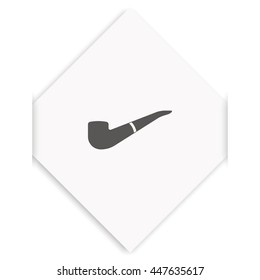 Smoky pipe icon.