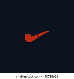 Smoky pipe icon.