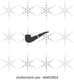 Smoky pipe icon.
