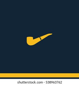 Smoky pipe icon.