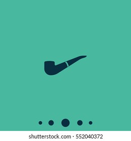 Smoky pipe icon.