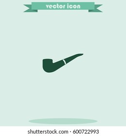Smoky pipe icon.