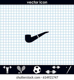 Smoky pipe icon.