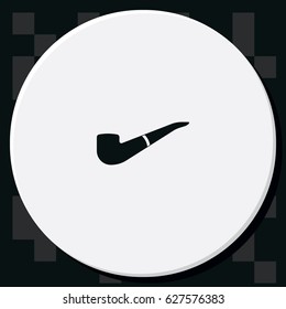 Smoky pipe icon.