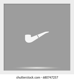 Smoky pipe icon.
