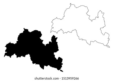 Smolyan Province (Republic of Bulgaria, Provinces of Bulgaria) map vector illustration, scribble sketch Smolyan map