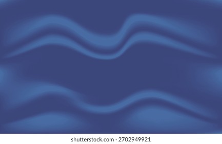 Plano de fundo abstrato suave com gradiente azul índigo profundo e seda fluente ou textura drapery