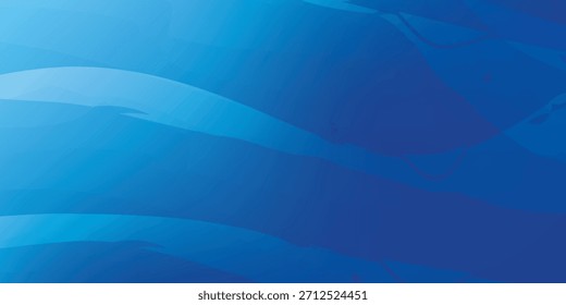 Um plano de fundo suave e abstrato com ondas fluindo de azul com um efeito de gradiente.