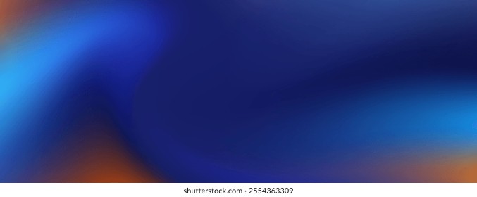 A smooth, abstract background featuring a gradient transition from deep blue to lighter shades, 