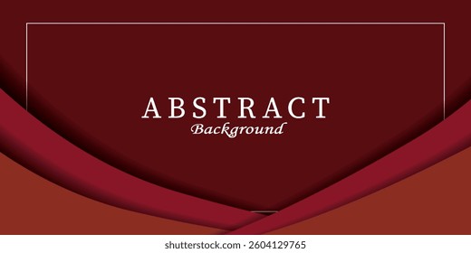 A smooth, abstract background featuring a rich red color with layered geometric shapes creating depth. The design is modern and minimalistic, suitable for various applications digital art.