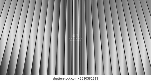 smooth, abstract background featuring vertical lines in silver tones, creating modern and elegant aesthetic.chrome silver gradients enhance visual appeal, making it 