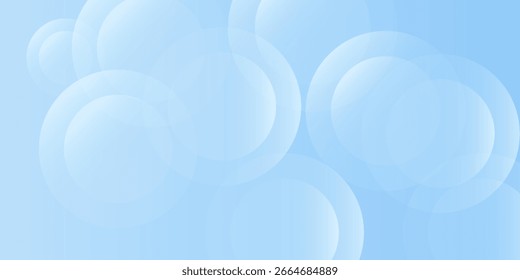 Smooth Abstract Background With Gradient Colors and Circular Overlays in Blue Hues modern vector ilustration eps10