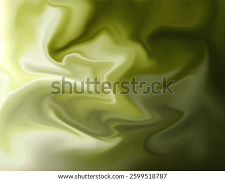a smooth, abstract background with a soft, swirling blend of green and white tones. The texture appears fluid and silky, resembling a dreamy or organic aesthetic.