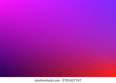 Mistura suave abstrata de neon roxo, rosa e vermelho. Tela de fundo com gradiente de cores vibrantes