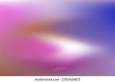 Smooth abstract blend of pink, purple, and white light. Ethereal color gradient backdrop