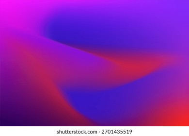 Mistura abstrata suave de vermelho, roxo e azul. Tela de fundo dinâmica vibrante com gradiente de cor
