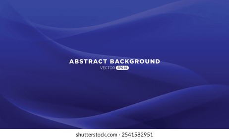 A smooth, abstract blue background featuring flowing lines and curves. The design is minimalistic, emphasizing a serene and modern aesthetic