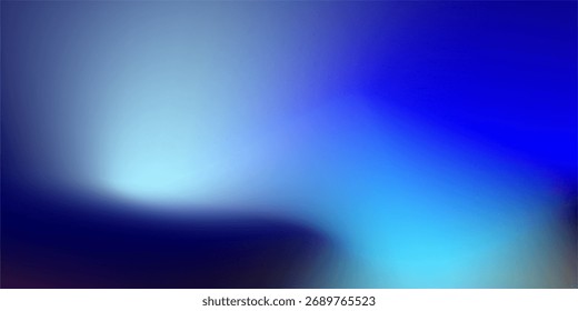 A smooth, abstract blue gradient background with soft glow and hazy edges