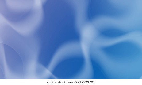 Fondo de alta tecnología azul abstracto liso. Gradiente azul liso del fondo del reflector EPS 10