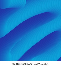 A smooth abstract blue wave gradient background with curved layered shapes. Perfect for modern digital wallpapers, web design, apps, presentations, and branding visuals. Vector format.