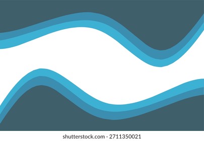 Formas azules Abstractas lisas de la onda en fondo minimalista
Ilustraciones de onda azul fluidas mínimas adecuadas para diseños modernos, fondos, Anuncios, Diseño web e Elementos gráficos decorativos.
