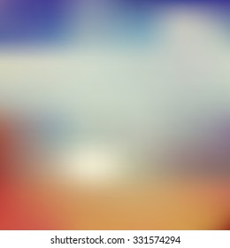 Smooth abstract colorful background. De-focused pattern. Vector Regular Texture