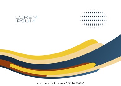 Smooth abstract colorful backgrounds set - eps10