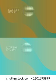 Smooth abstract colorful backgrounds set - eps10