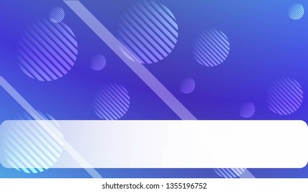 Smooth Abstract Colorful Gradient Background with Line, Circle. For Website Pattern, Banner Or Poster. Vector Illustration